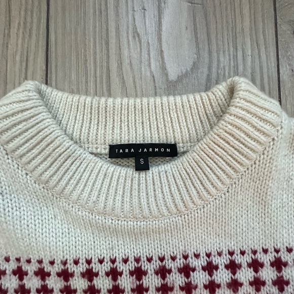 Tara Jarmon Fair Isle Sweater Sz. S - Picture 5 of 6